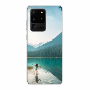 Samsung Galaxy S20 Ultra / Galaxy S20 Ultra 5G Soft case (back printed, transparent) - zxdvkifmxp - Shujaa Designs