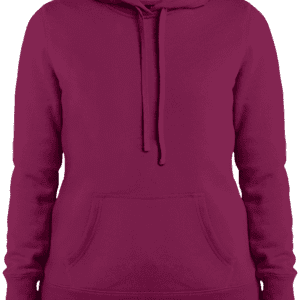 LST254 Ladies’ Pullover Hooded Sweatshirt - lst pink - Shujaa Designs