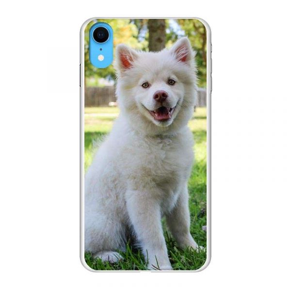 Apple iPhone Xr Hard case (back printed, white) - product image - Shujaa Designs