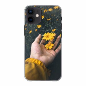 iPhone 12 mini Hard case (back printed, transparent) - qfilyialbk - Shujaa Designs