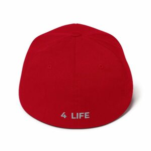 Treble Clef Structured Twill Cap - closed back structured cap red back b a abd - Shujaa Designs