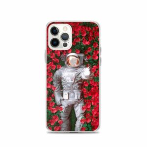 Astronaout in Roses iPhone Case - iphone case iphone pro case on phone e - Shujaa Designs