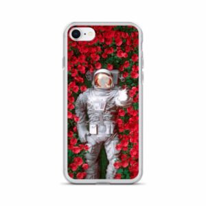 Astronaout in Roses iPhone Case - iphone case iphone case on phone e e d - Shujaa Designs