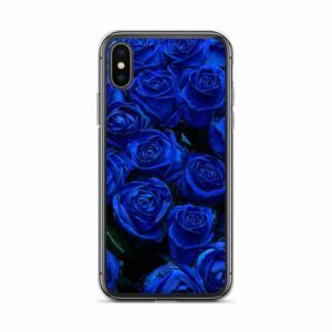 Blue Roses iPhone Case - iphone case iphone x xs case on phone b ec - Shujaa Designs