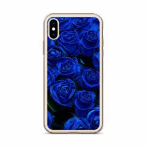 Blue Roses iPhone Case - iphone case iphone x xs case on phone b f b - Shujaa Designs