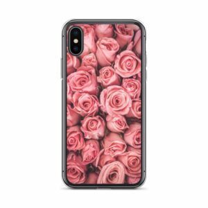 Pink Roses iPhone Case - iphone case iphone x xs case on phone c d - Shujaa Designs
