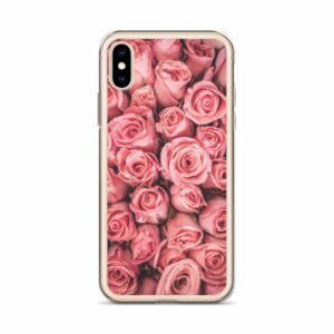 Pink Roses iPhone Case - iphone case iphone x xs case on phone c ad - Shujaa Designs