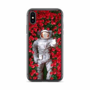 Astronaout in Roses iPhone Case - iphone case iphone x xs case on phone e - Shujaa Designs