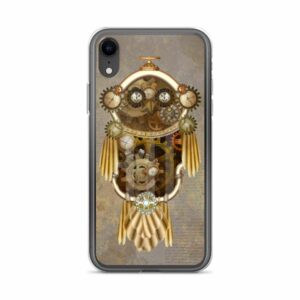 Steampunk Owl iPhone Case - iphone case iphone xr case on phone de b - Shujaa Designs