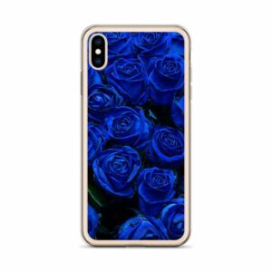 Blue Roses iPhone Case - iphone case iphone xs max case on phone b f - Shujaa Designs