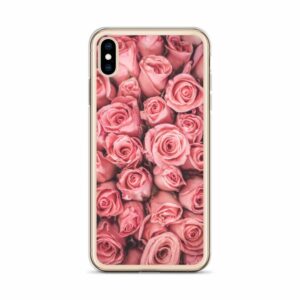 Pink Roses iPhone Case - iphone case iphone xs max case on phone c a - Shujaa Designs