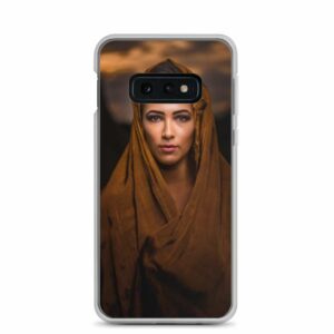 Woman in Red Scarf Samsung Case - samsung case samsung galaxy s e case on phone f a ae df - Shujaa Designs