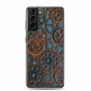 Steampunk Gears Samsung Case - samsung case samsung galaxy s plus case on phone bf - Shujaa Designs