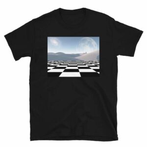 Planet of Dreams - unisex basic softstyle t shirt black front ad d b - Shujaa Designs