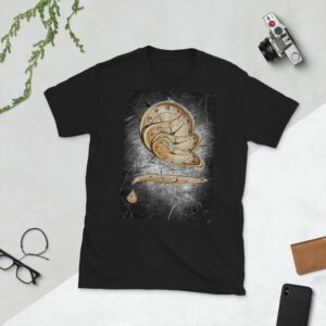 Grunge Alarm Clock - unisex basic softstyle t shirt black front b d - Shujaa Designs