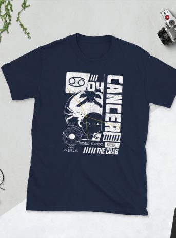 Cancer Unisex T-Shirt - unisex basic softstyle t shirt navy front dcdd f - Shujaa Designs