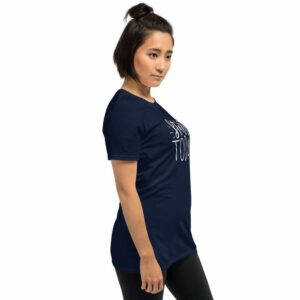 Start Today - unisex basic softstyle t shirt navy right front e - Shujaa Designs