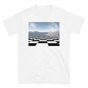 Planet of Dreams - unisex basic softstyle t shirt white front ad - Shujaa Designs