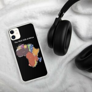 The TRUE SIZE of Africa iPhone Case - iphone case iphone lifestyle dbb - Shujaa Designs