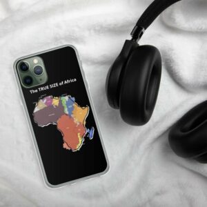 The TRUE SIZE of Africa iPhone Case - iphone case iphone pro lifestyle ed - Shujaa Designs