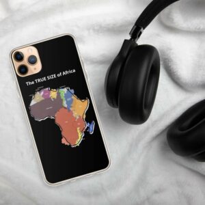 The TRUE SIZE of Africa iPhone Case - iphone case iphone pro max lifestyle fb - Shujaa Designs