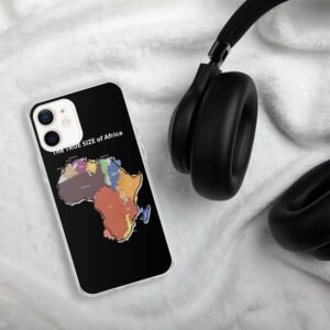 The TRUE SIZE of Africa iPhone Case - iphone case iphone lifestyle a - Shujaa Designs