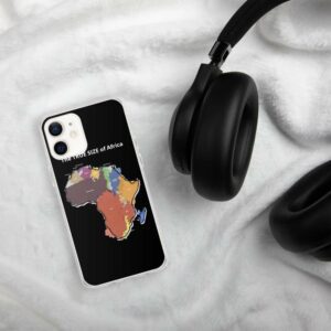 The TRUE SIZE of Africa iPhone Case - iphone case iphone mini lifestyle - Shujaa Designs