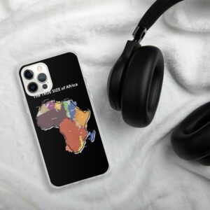 The TRUE SIZE of Africa iPhone Case - iphone case iphone pro lifestyle f - Shujaa Designs