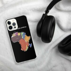 The TRUE SIZE of Africa iPhone Case - iphone case iphone pro max lifestyle cb - Shujaa Designs