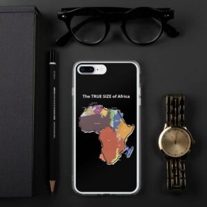 The TRUE SIZE of Africa iPhone Case - iphone case iphone plus plus lifestyle - Shujaa Designs
