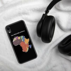 The TRUE SIZE of Africa iPhone Case - iphone case iphone xr lifestyle - Shujaa Designs
