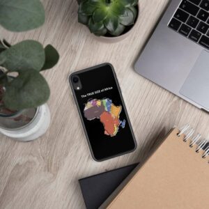 The TRUE SIZE of Africa iPhone Case - iphone case iphone xr lifestyle cb - Shujaa Designs