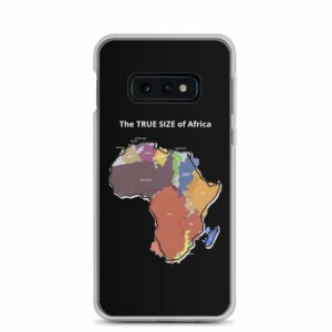 The TRUE SIZE of Africa Samsung Case - samsung case samsung galaxy s e case on phone c - Shujaa Designs
