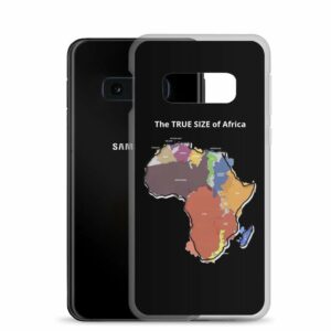 The TRUE SIZE of Africa Samsung Case - samsung case samsung galaxy s e case with phone c b - Shujaa Designs
