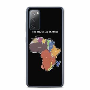 The TRUE SIZE of Africa Samsung Case - samsung case samsung galaxy s fe case on phone c c - Shujaa Designs
