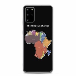 The TRUE SIZE of Africa Samsung Case - samsung case samsung galaxy s plus case on phone c a - Shujaa Designs