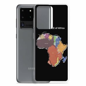 The TRUE SIZE of Africa Samsung Case - samsung case samsung galaxy s ultra case with phone c b - Shujaa Designs