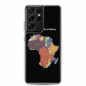 The TRUE SIZE of Africa Samsung Case - samsung case samsung galaxy s ultra case on phone c e a - Shujaa Designs