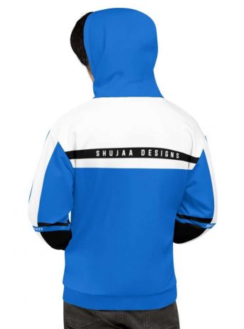 Positivity Unisex Hoodie - all over print unisex hoodie white back bbf cb - Shujaa Designs