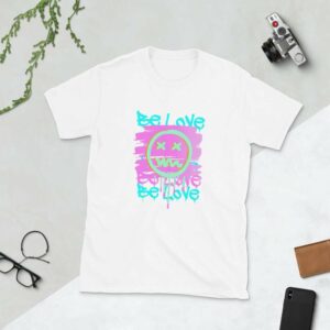 Be Love Unisex T-Shirt - unisex basic softstyle t shirt white front a c de - Shujaa Designs