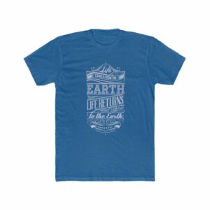 Life Comes From The Earth Cotton Crew Tee -  - Shujaa Designs