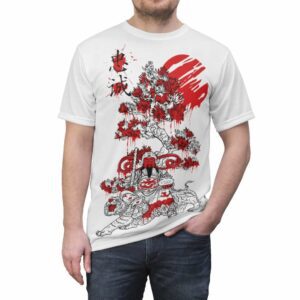 Chinese God Zhao Gongming All Over Print Unisex Tee -  - Shujaa Designs