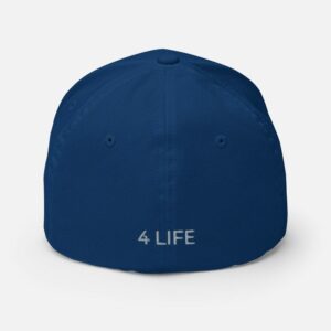 Treble Clef Structured Twill Cap - closed back structured cap royal blue back d bc - Shujaa Designs
