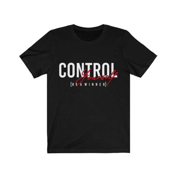 Control Yourself Be A Winner Jersey Short Sleeve Tee -  - Shujaa Designs
