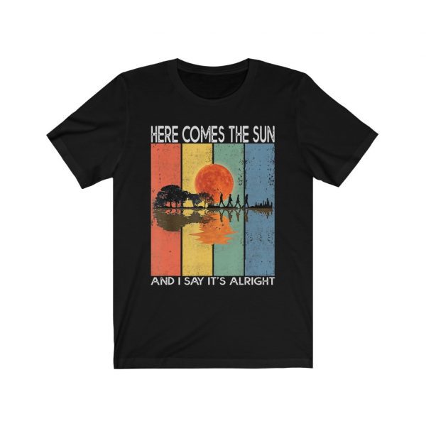 Here Comes The Sun Guitar Coastal Reflection Tee -  - Shujaa Designs