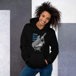 From My Cold Dead Hands Unisex Hoodie - unisex heavy blend hoodie black front d bea a - Shujaa Designs