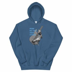 From My Cold Dead Hands Unisex Hoodie - unisex heavy blend hoodie indigo blue front d bed e - Shujaa Designs