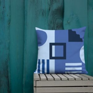 Abstract Print Premium Pillow - all over print premium pillow x front lifestyle ace f d b - Shujaa Designs