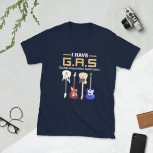 I Have G.A.S Short-Sleeve Unisex T-Shirt - unisex basic softstyle t shirt navy front a b ae - Shujaa Designs