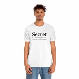 Secret Definition T-Shirt -  - Shujaa Designs